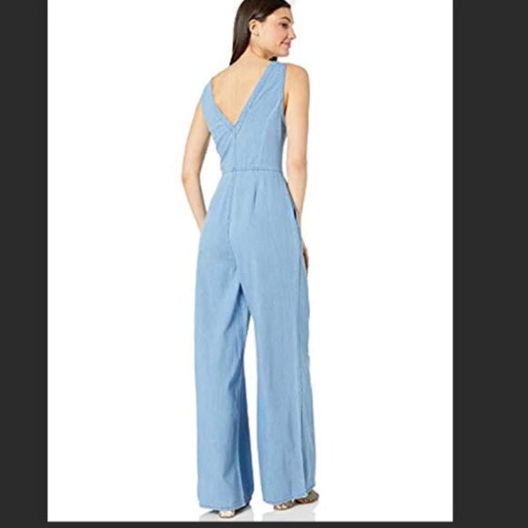 BCBG Max Azria Denim Jumpsuit - Picture 10 of 11